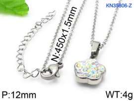 Stainless Steel Stone Necklace