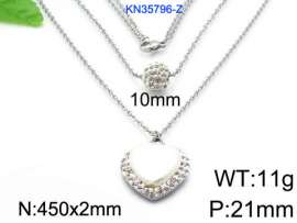 Stainless Steel Stone Necklace