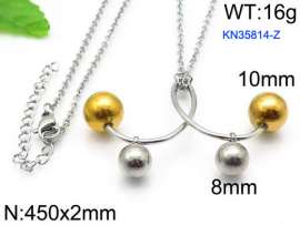 SS Gold-Plating Necklace