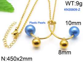 SS Gold-Plating Necklace