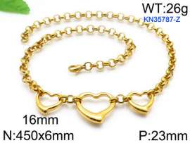 SS Gold-Plating Necklace