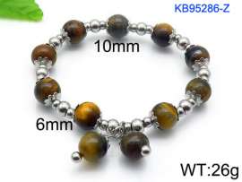 Stainless Steel Stone Bracelet