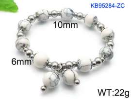 Stainless Steel Stone Bracelet