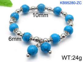 Stainless Steel Stone Bracelet