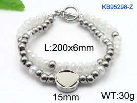 Stainless Steel Crystal Bracelet