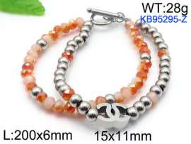 Stainless Steel Crystal Bracelet