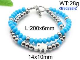 Stainless Steel Crystal Bracelet