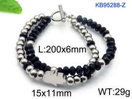 Stainless Steel Crystal Bracelet