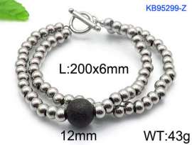 Stainless Steel Black-plating Bracelet