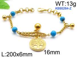 Stainless Steel Gold-plating Bracelet