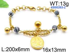 Stainless Steel Gold-plating Bracelet