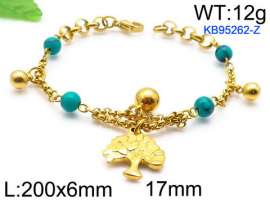 Stainless Steel Gold-plating Bracelet