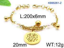 Stainless Steel Gold-plating Bracelet