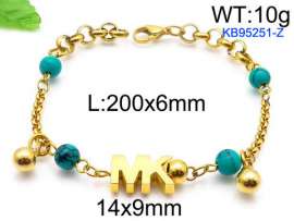 Stainless Steel Gold-plating Bracelet