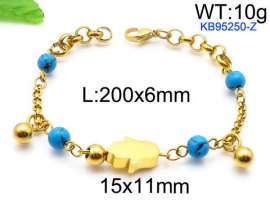 Stainless Steel Gold-plating Bracelet