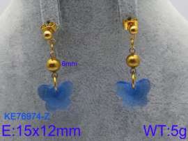 Stainless Steel Stone&Crystal Earring
