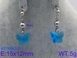 Stainless Steel Stone&Crystal Earring