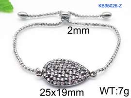 Stainless Steel Stone Bracelet