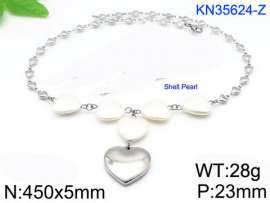Shell Pearl Necklaces