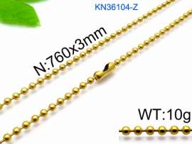 Staineless Steel Small Gold-plating Chain