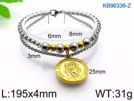 Stainless Steel Gold-plating Bracelet