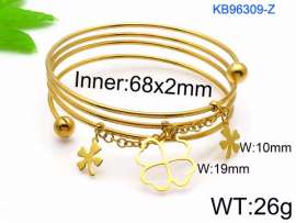 Stainless Steel Gold-plating Bangle