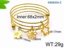 Stainless Steel Gold-plating Bangle