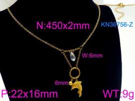 SS Gold-Plating Necklace
