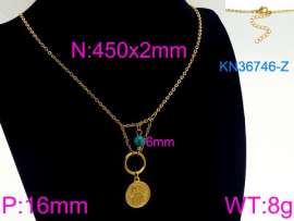 SS Gold-Plating Necklace