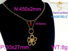 SS Gold-Plating Necklace