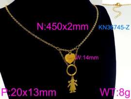 SS Gold-Plating Necklace