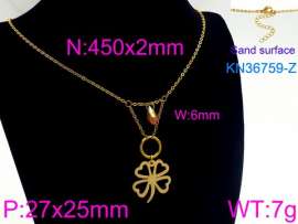 SS Gold-Plating Necklace