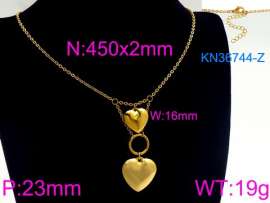 SS Gold-Plating Necklace