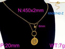 SS Gold-Plating Necklace