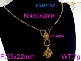 SS Gold-Plating Necklace