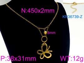 SS Gold-Plating Necklace