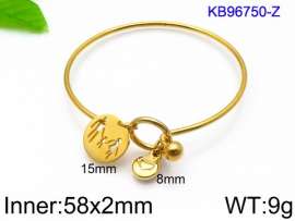 Stainless Steel Gold-plating Bangle