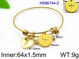 Stainless Steel Gold-plating Bangle