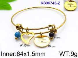 Stainless Steel Gold-plating Bangle