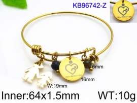 Stainless Steel Gold-plating Bangle