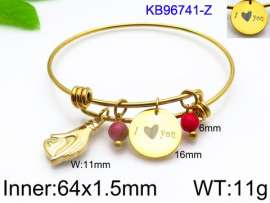 Stainless Steel Gold-plating Bangle