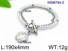 Stainless Steel Crystal Bracelet