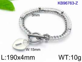 Stainless Steel Crystal Bracelet