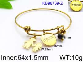 Stainless Steel Gold-plating Bangle