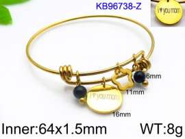 Stainless Steel Gold-plating Bangle