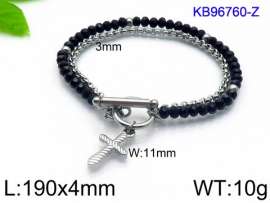 Stainless Steel Crystal Bracelet