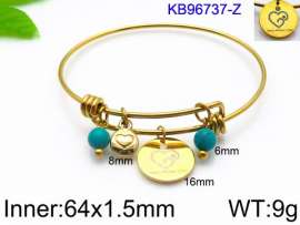 Stainless Steel Gold-plating Bangle