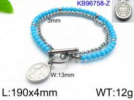 Stainless Steel Crystal Bracelet