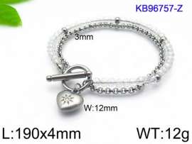 Stainless Steel Crystal Bracelet