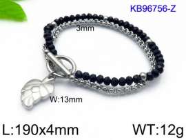 Stainless Steel Crystal Bracelet